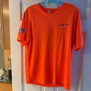 Proact Mens Orange Short Sleeve Shirt size L